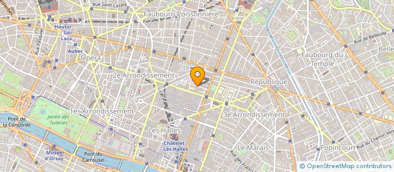 localisation de l'entreprise AVEC QUI  PARIS