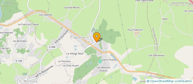 localisation de l'entreprise AVEC SOI  BEZENET