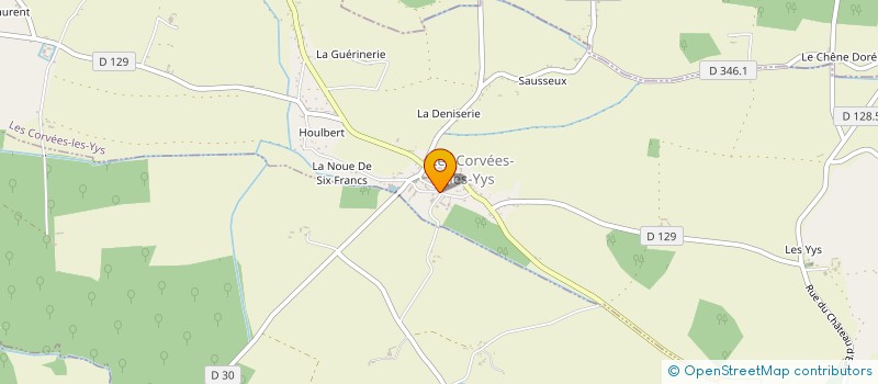 localisation de l'entreprise AVEC TERANGA à LES CORVEES-LES-YYS