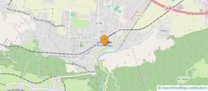 localisation de l'entreprise AVEC UN P'TIT RIEN à SAINT-PIERRE-EN-FAUCIGNY