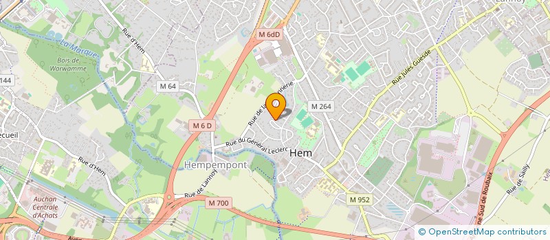 localisation de l'entreprise AVEC UN Z  HEM