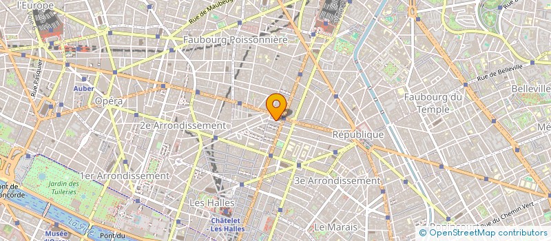 localisation de l'entreprise AVEC VOUS à PARIS