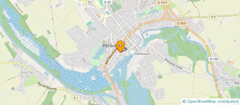 localisation de l'entreprise AVEC VOUS, AGIR POUR PERONNE  PERONNE