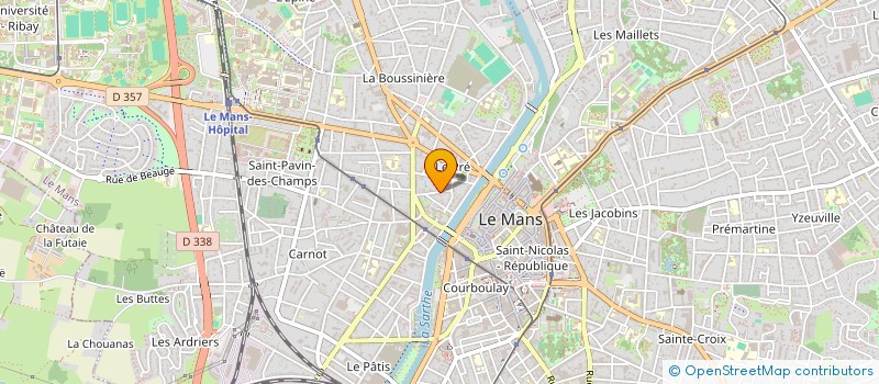 localisation de l'entreprise AVEC VOUS POUR LE MANS  LE MANS