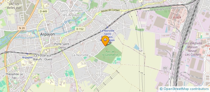 localisation de l'entreprise AVEC VOUS POUR UN NOUVEL ELAN A LA NORVILLE  LA NORVILLE