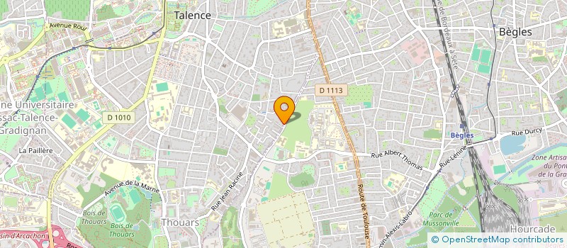 localisation de l'entreprise AVECDUPAU  TALENCE