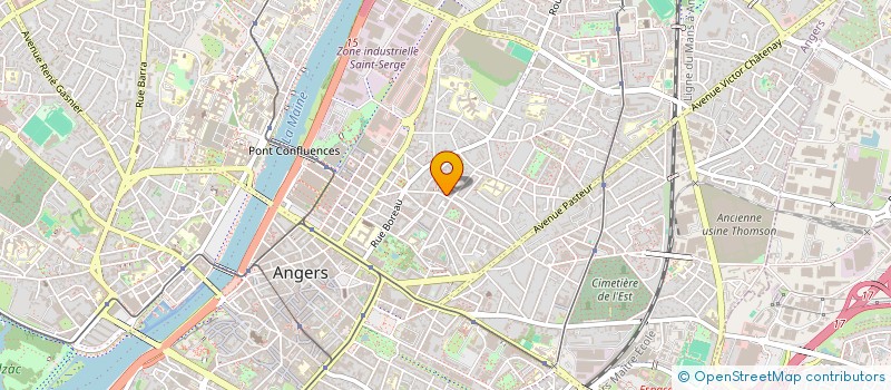 localisation de l'entreprise AVECES à ANGERS