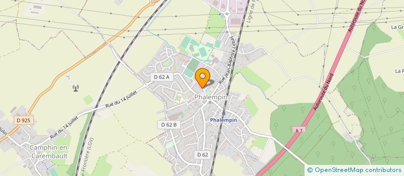 localisation de l'entreprise AVECNORD ELECTRICITE  PHALEMPIN