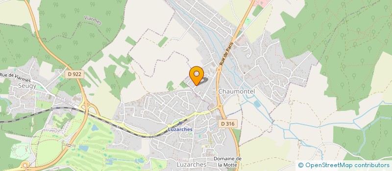 localisation de l'entreprise AVEDIS  CHAUMONTEL