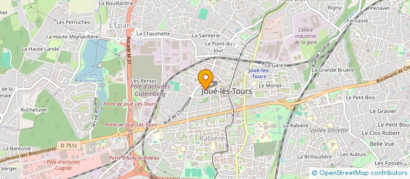 localisation de l'entreprise AVEECORP  JOUE-LES-TOURS