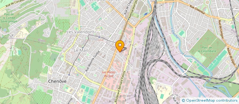 localisation de l'entreprise AVEIRO à CHENOVE