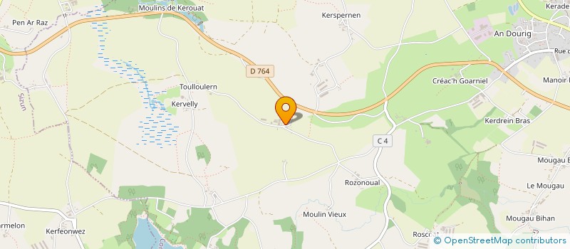 localisation de l'entreprise AVEL BRAS  COMMANA