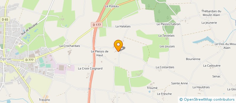 localisation de l'entreprise AVEL DIFFUSION  LOHEAC