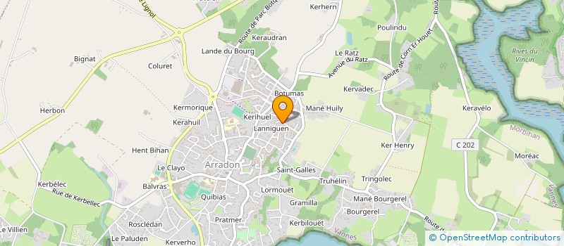 localisation de l'entreprise AVEL DON  ARRADON