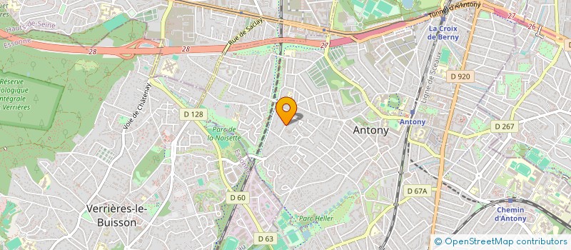 localisation de l'entreprise AVEL HA LANV (VENT ET MAREE) à ANTONY