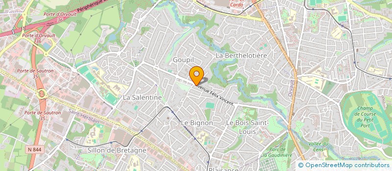 localisation de l'entreprise AVEL HEOL à ORVAULT