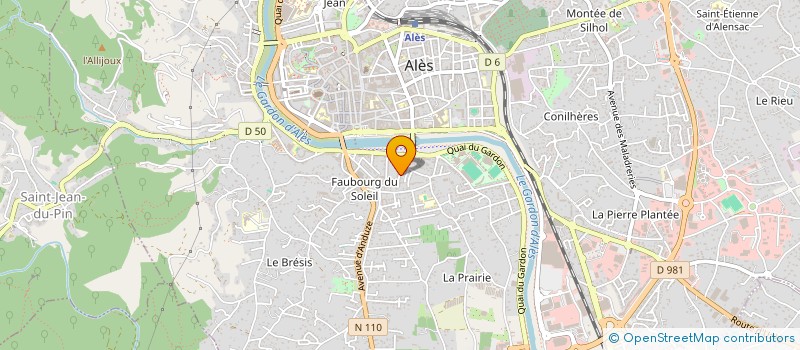 localisation de l'entreprise AVEL IMMO à ALES