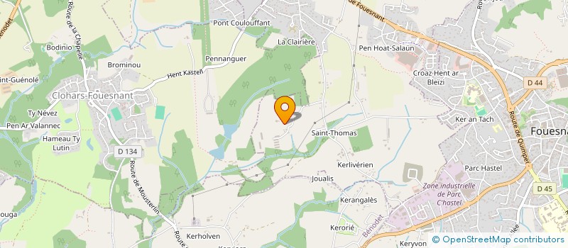 localisation de l'entreprise AVEL IMMOBILIER  PLEUVEN