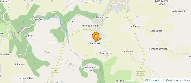 localisation de l'entreprise AVEL JARDINS  INGUINIEL