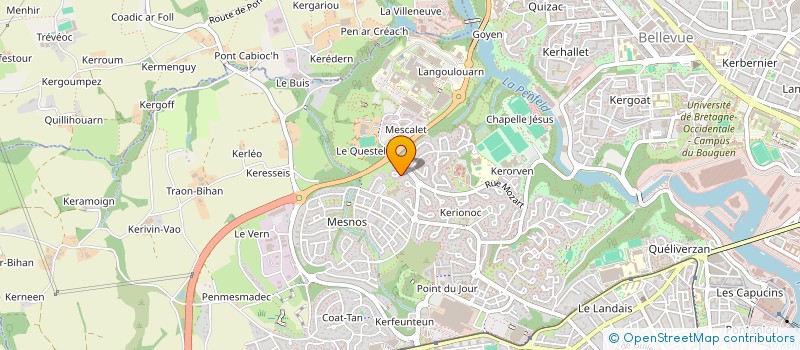 localisation de l'entreprise AVEL KINE à BREST
