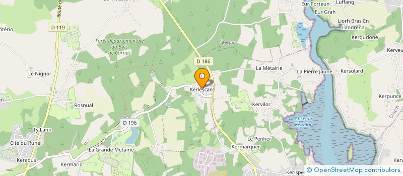 localisation de l'entreprise AVEL MARINE CONCEPT à CARNAC