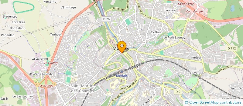 localisation de l'entreprise AVEL MOR  MORLAIX