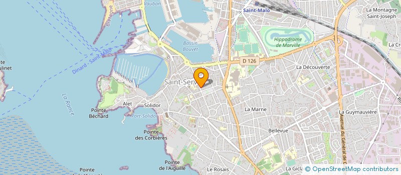 localisation de l'entreprise AVEL MOR  SAINT-MALO