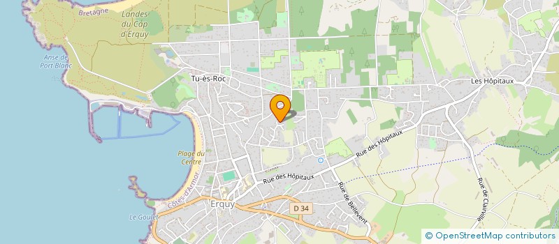 localisation de l'entreprise AVEL MOR  ERQUY