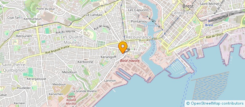 localisation de l'entreprise AVEL MOR  BREST