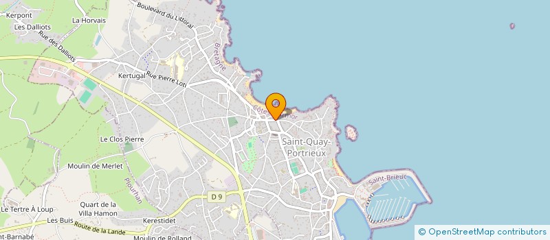 localisation de l'entreprise AVEL MOR  SAINT-QUAY-PORTRIEUX