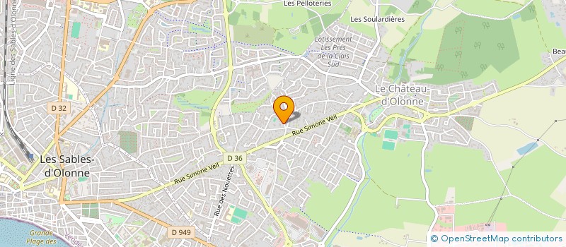 localisation de l'entreprise AVEL MOR à LES SABLES-D'OLONNE