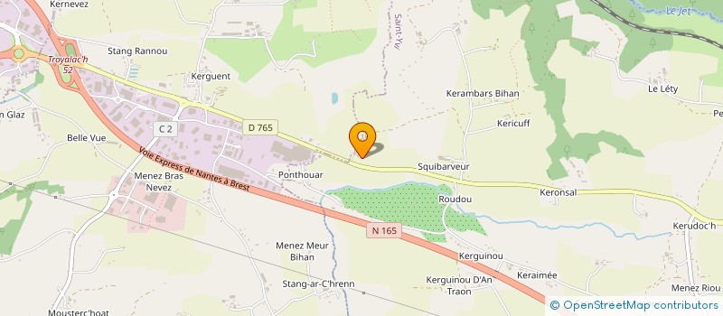 localisation de l'entreprise AVEL PAYSAGES à SAINT-YVI