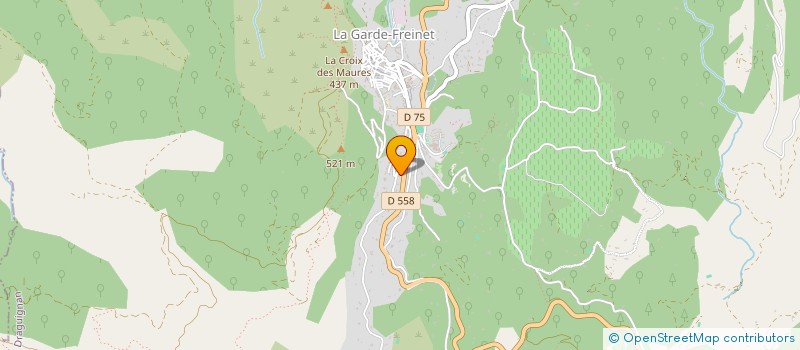 localisation de l'entreprise AVELAN à LA GARDE-FREINET