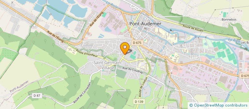 localisation de l'entreprise AVELEC à PONT-AUDEMER