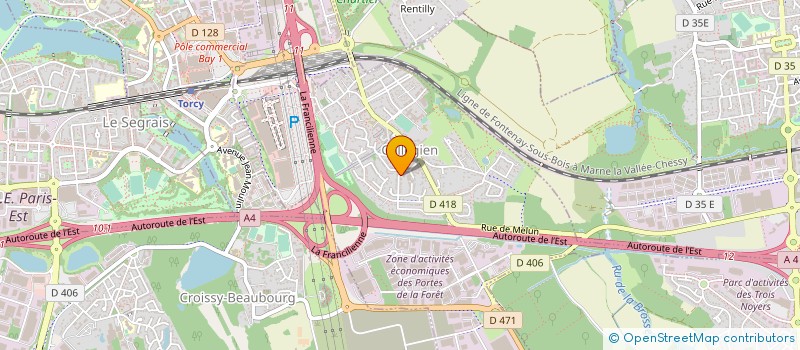 localisation de l'entreprise AVELEC SA à COLLEGIEN