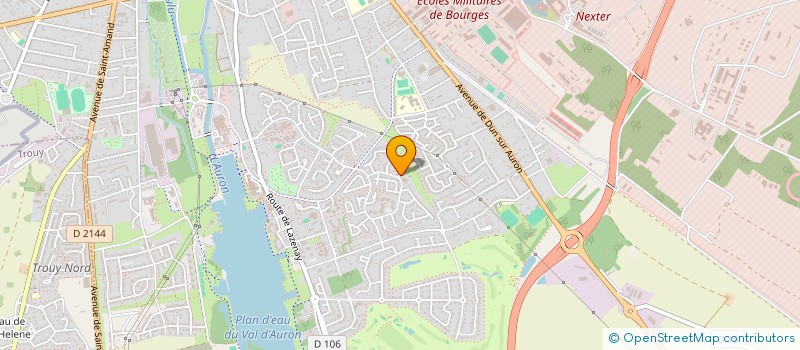 localisation de l'entreprise AVELEXANGE  BOURGES