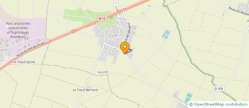 localisation de l'entreprise AVELIM  VERINES