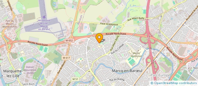 localisation de l'entreprise AVELIN à MARCQ-EN-BARŒUL