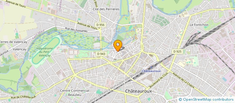 localisation de l'entreprise AVELINE BERRICHONNE INVESTISSEMENT à CHATEAUROUX