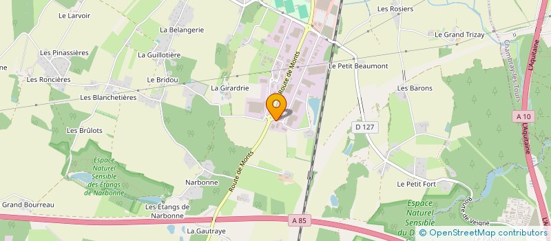 localisation de l'entreprise AVELINE SAS à JOUE-LES-TOURS