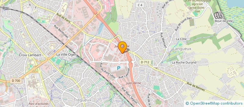 localisation de l'entreprise AVELINE VIANDES SARL à LANGUEUX
