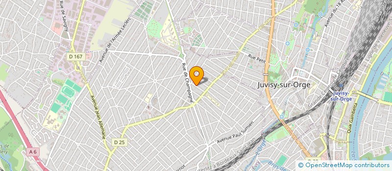 localisation de l'entreprise AVELIO à SAVIGNY-SUR-ORGE