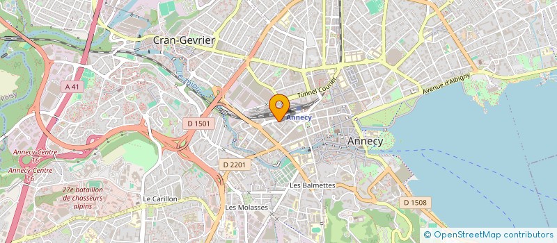 localisation de l'entreprise AVELIS  ANNECY