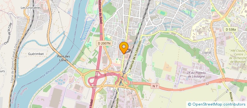 localisation de l'entreprise AVELIS  VALENCE