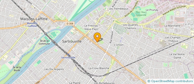 localisation de l'entreprise AVELKA  SARTROUVILLE