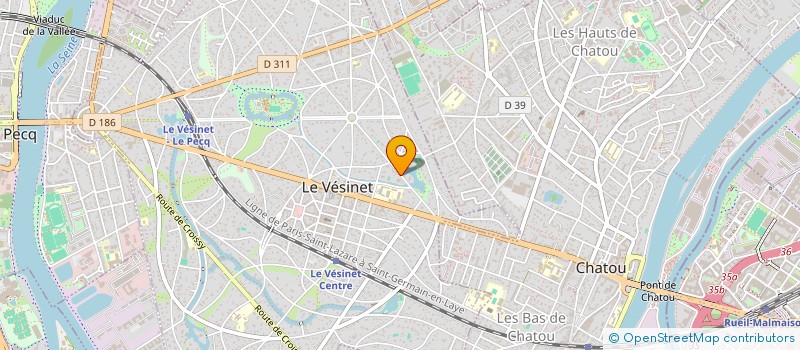localisation de l'entreprise AVELO à LE VESINET