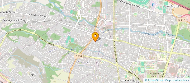 localisation de l'entreprise AVELOURT à LONS