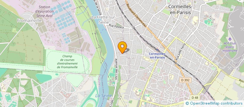 localisation de l'entreprise AVELYA  LA FRETTE-SUR-SEINE