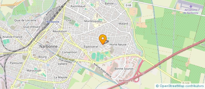 localisation de l'entreprise AVEMARINA à NARBONNE