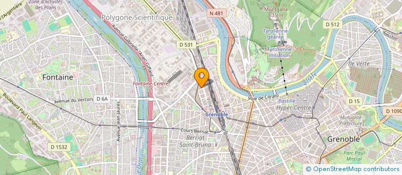 localisation de l'entreprise AVEMPACE  GRENOBLE